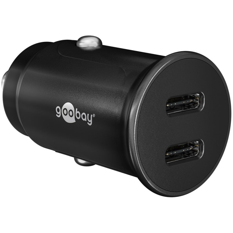 Caricatore Compatto da Auto 2 porte USB-C PD Power Delivery 30W