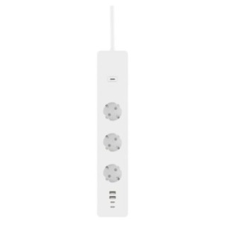 Multipresa Intelligente 3 Prese Schuko 4 USB Controllo Vocale, R6132