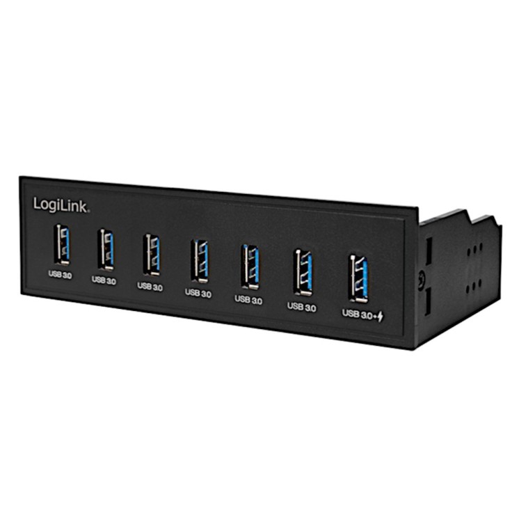 Hub USB Interno 5,25" 7 porte USB 3.2 Gen1 con Ricarica Veloce