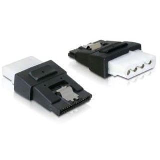 Adattatore di Alimentazione 4 pin Molex F a SATA 15 pin F con Clip