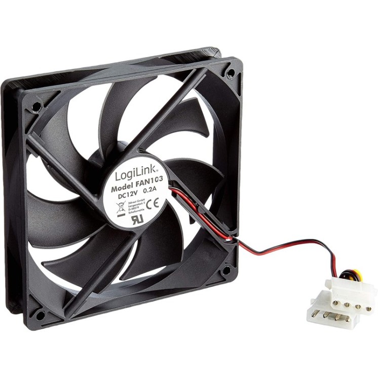 Ventola PC 120x120x25 12V 1800RPM con Cavo Alimentazione a Y
