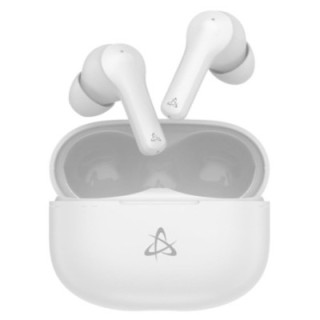 Auricolari Wireless BT v5.3 Cancellazione del Rumore con Custodia di Ricarica 2 in 1 Bianco