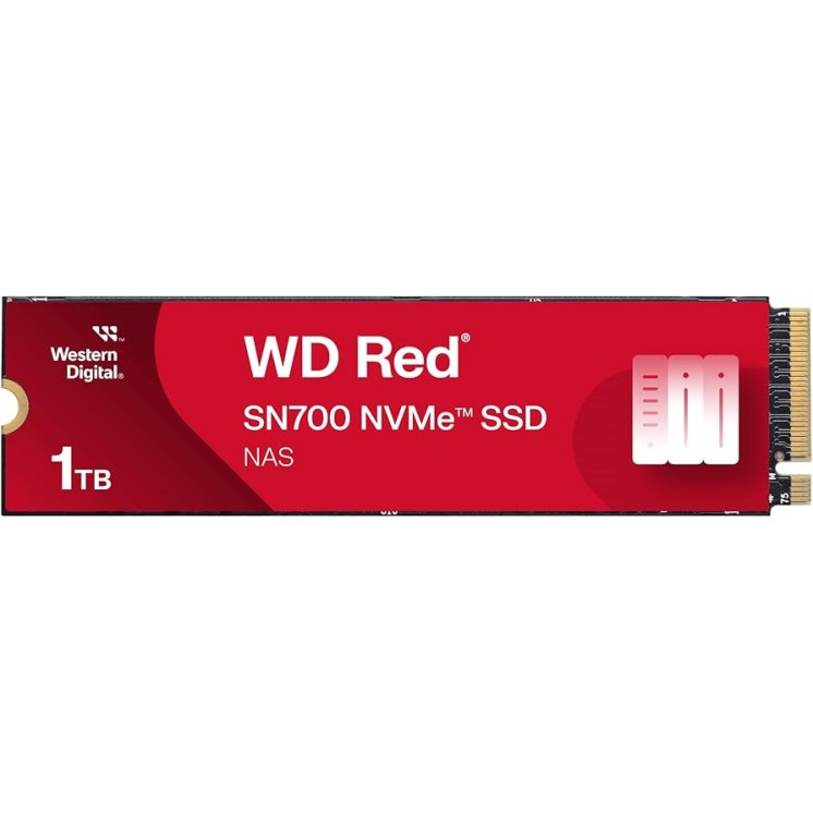 SSD WD RED SN700 1TB NAS NVME M.2 PCIe WDS100T1R0C PCIe 3.0 x4