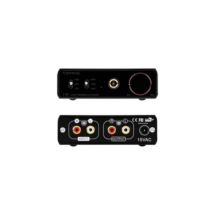 Topping L30 Amplificatore per cuffie Desktop + Preamplificatore