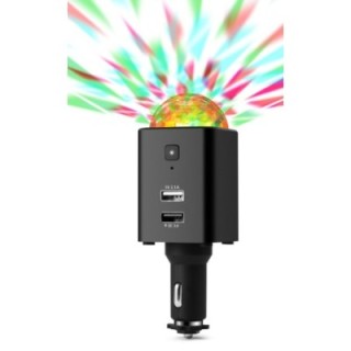 Caricatore da Auto USB-C con Luce Disco TX-159