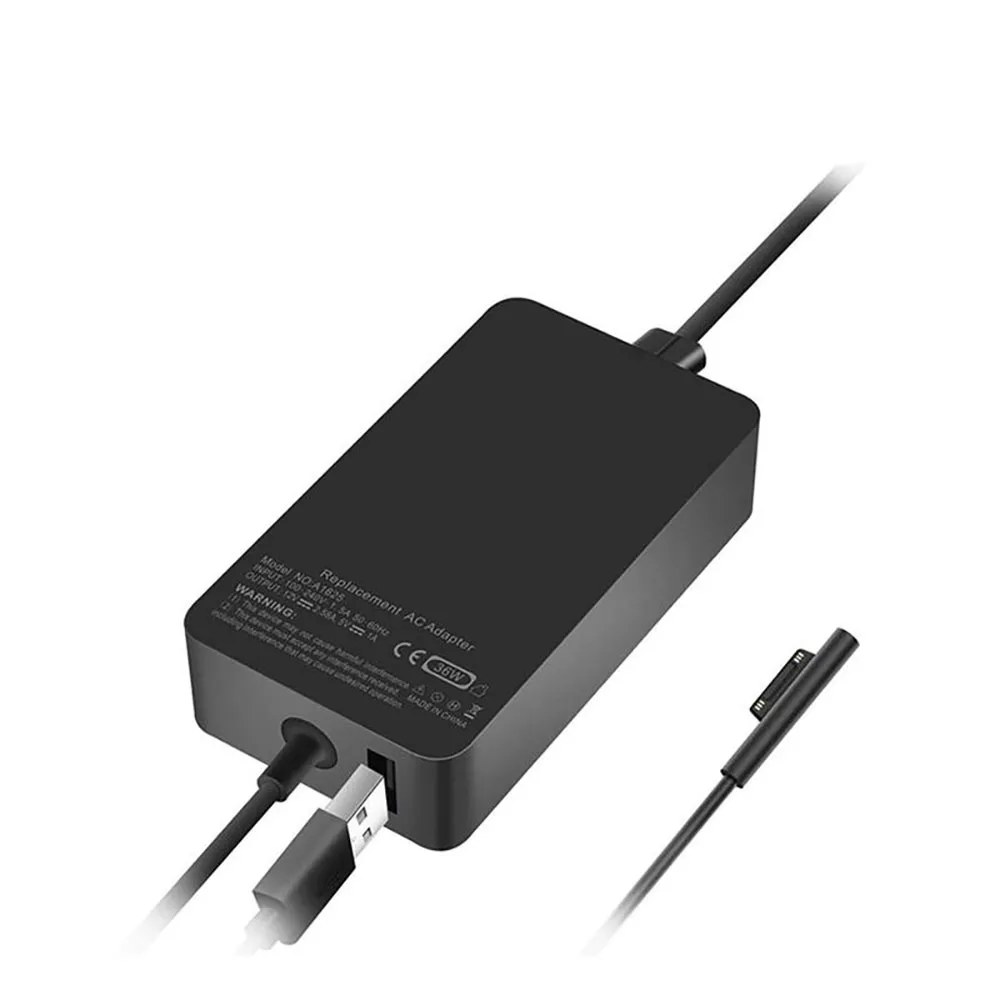 Generico Caricabatterie per laptop Microsoft Surface Pro 3 Con Usb Adicional