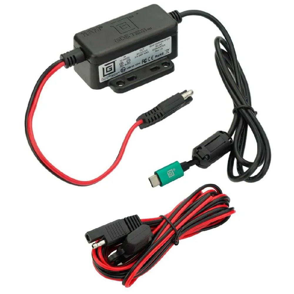 Ram mounts Caricabatterie cablato modulare GDS® con USB Tipo C maschio 10-30V