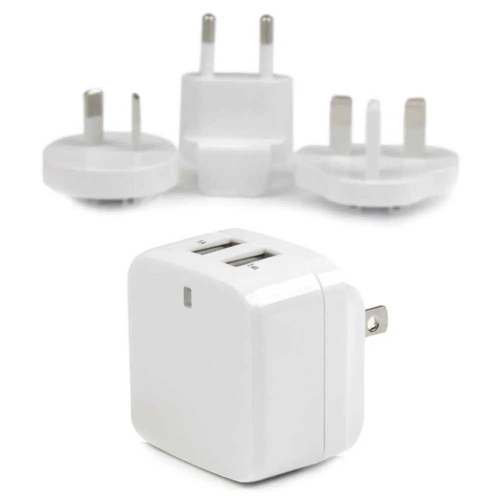 Startech Caricabatterie da parete USB a doppia porta 17 W/ 3.4A