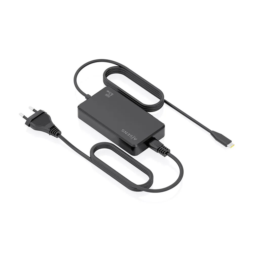 Aisens Caricabatterie per laptop ASCH-1PD65D068-BK-65W