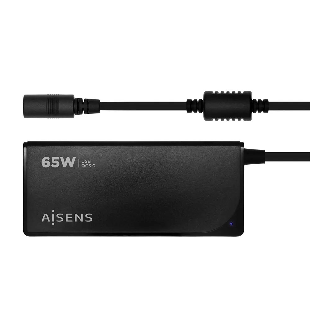 Aisens Caricabatterie universale per laptop ASLC-65WAUTO-BK 65W