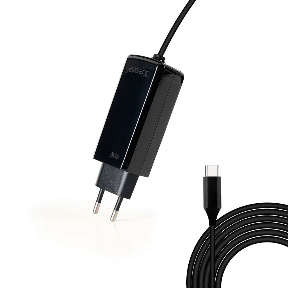 Tooq Caricabatterie per laptop TQLC-USBCGAN65PD-C