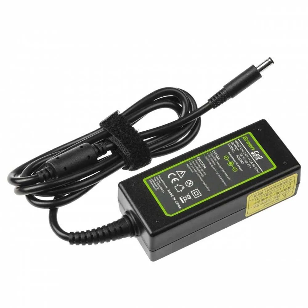 [PPX-138799605] Green cell Caricabatterie per laptop Dell XPS 13 9343 9350 9360 Inspiron 15 3552 3567 5368 5551 19.5V 2.31A 45W