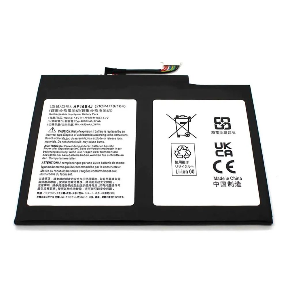 Generico Batteria di ricambio per laptop Acer Aspire Switch 5 Sw512 52 Ap16B4J