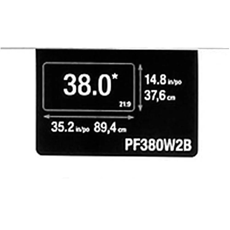 3M Filtro per la privacy da scrivania PF380W2B largo 38"