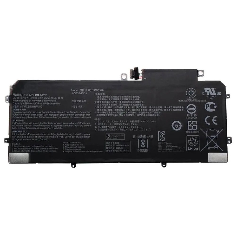 Generico Batteria di ricambio per laptop Asus Zenbook Flip Ux360 Ux360C Ux360Ca C31N1528