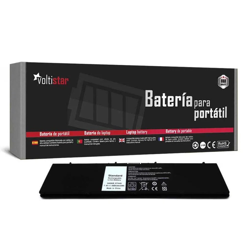 Generico Batteria di ricambio per laptop Dell Latitude E7440 34Gkr 451 Bbft 451 Bbfv 451 Bbfy F38Ht