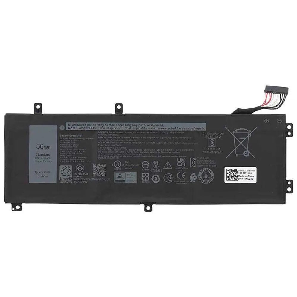 Generico Batteria di ricambio per laptop Dell Xps 15 9550 9560 9570 7590 Precision 5510 5520 5530 H5H20
