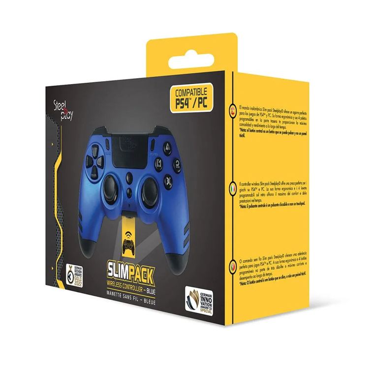 Steelplay Controller wireless Slim Pack Sapphire per PC/PS4