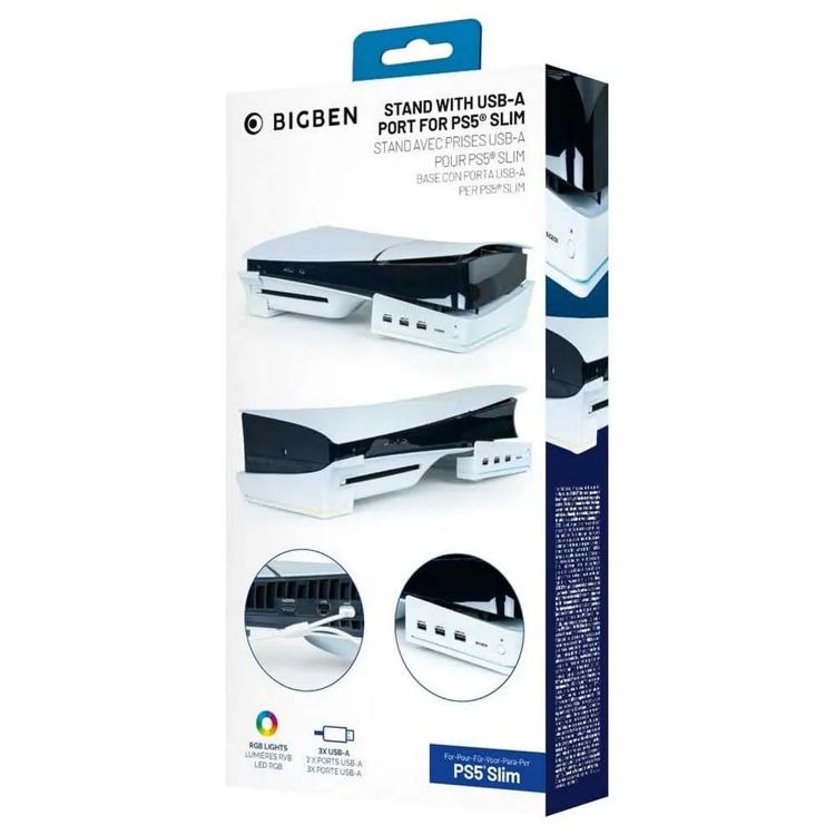 Nacon Supporto con porte USB-A per PS5 Slim