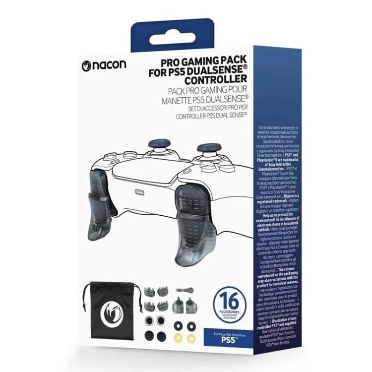Nacon Pacchetto Pro Gaming per Controller Ps5 Dualsense 16 Accessori