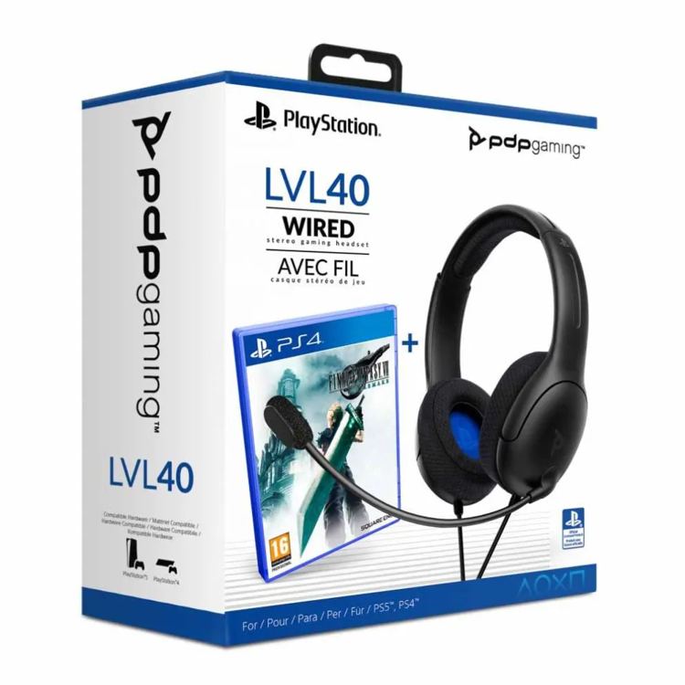 PDP Cuffie LVL40+ VII e videogioco Final Fantasy