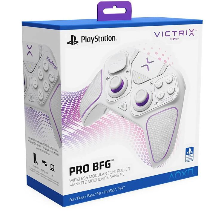 PDP Gamepad wireless Victrix Pro BFG per PS5/PC + cuscino di supporto ergonomico