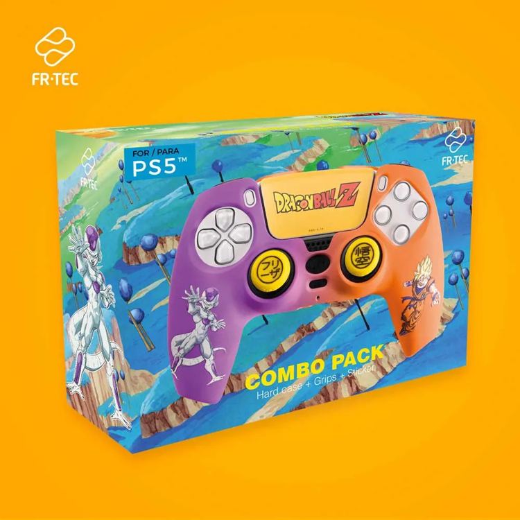 Fr-tec Custodia e impugnature per controller PS5 Combo Enemies controller PS4 Dragon Ball