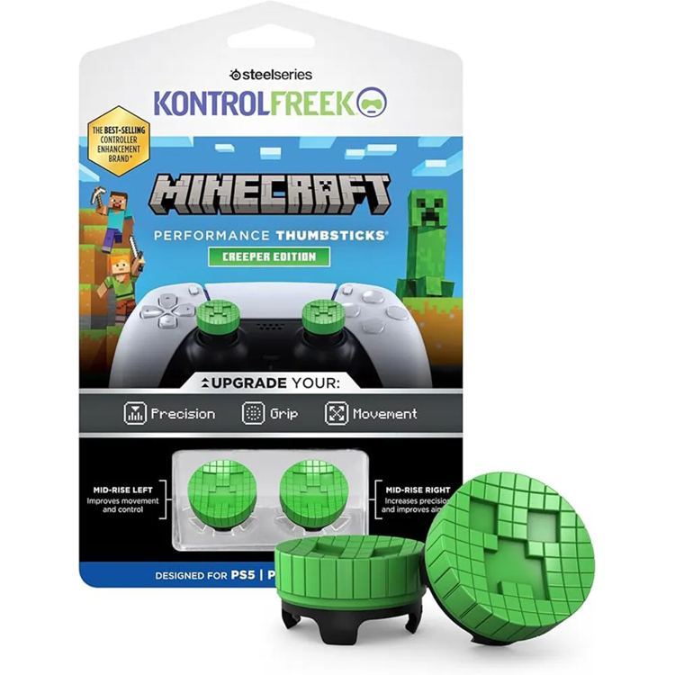 Steelseries Impugnature del controller Minecraft Creeper