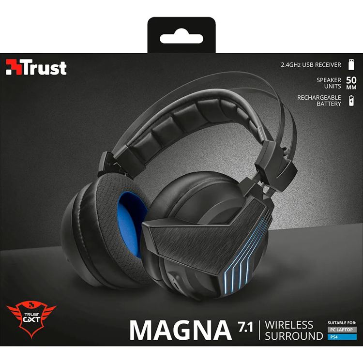Trust Cuffie gaming wireless Magna GXT 393 7.1