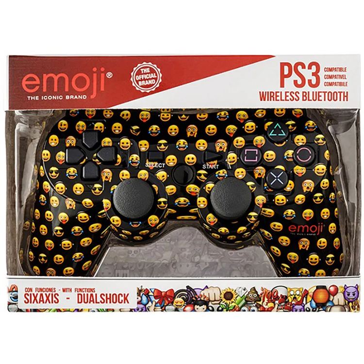Indeca Gamepad compatibile con PS3 Emoji