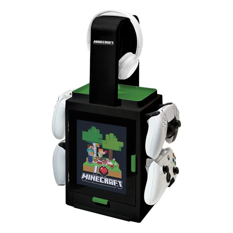 Numskull Armadietto da gaming con illuminazione Minecraft