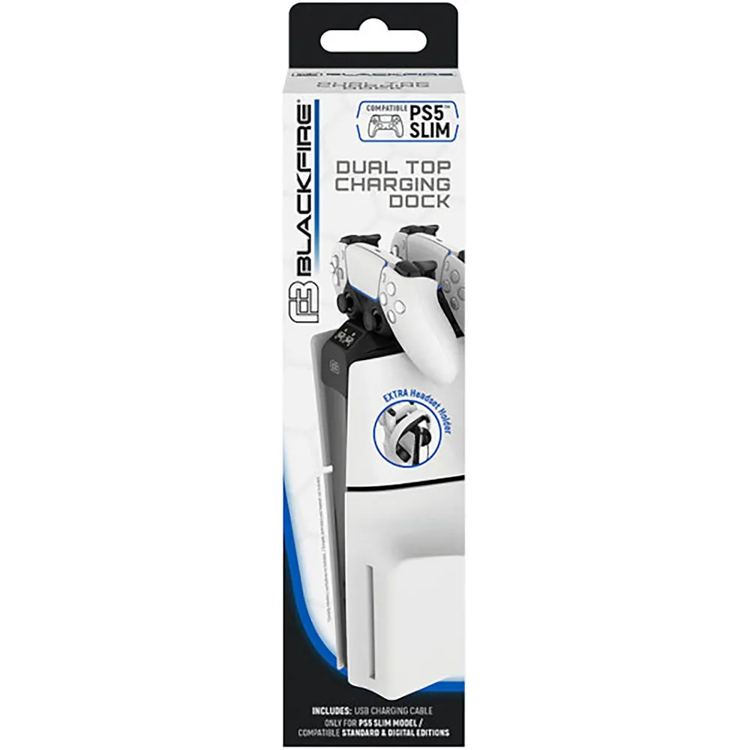 Blackfire Stazione di ricarica per controller PS5 Dual top slim