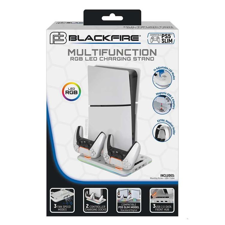 Blackfire Base multifunzione con ventilazione per PS5