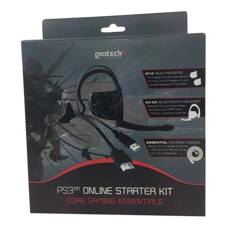 Gioteck Pacchetto di accessori di avvio per PS3