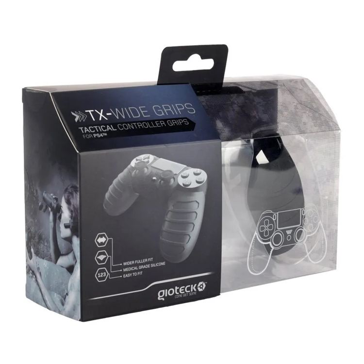 Gioteck Impugnature per controller PS4 Tx-Wide