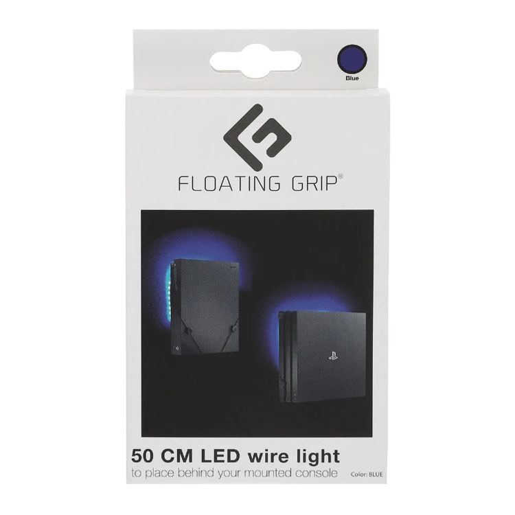 Floating grip Supporto a parete Led Wire Light with USB Blue