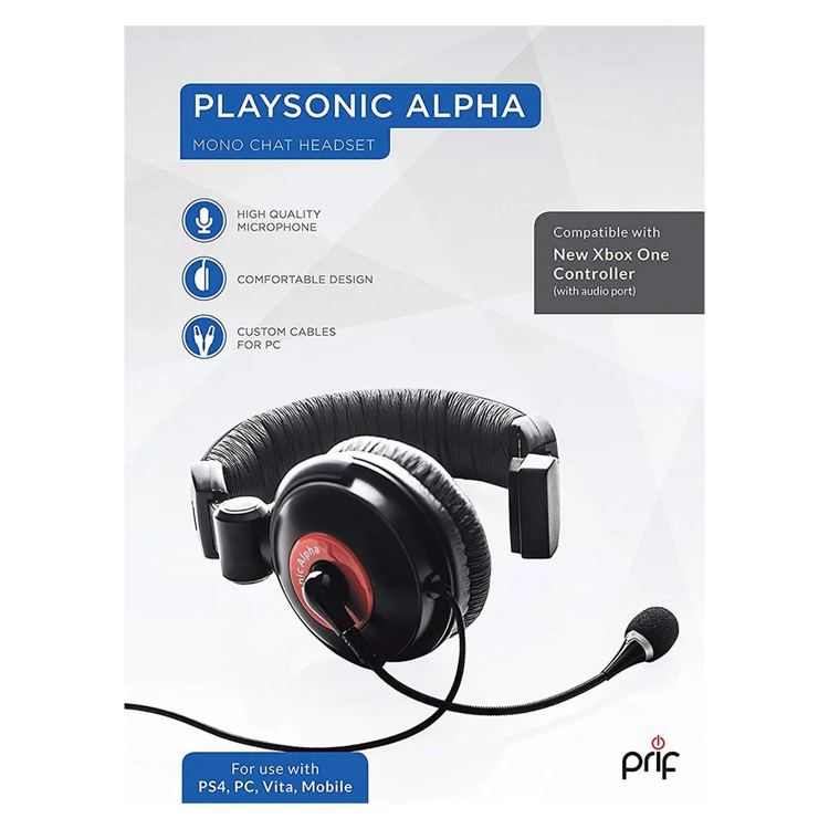Prif Cuffie da gioco Playsonic Alpha