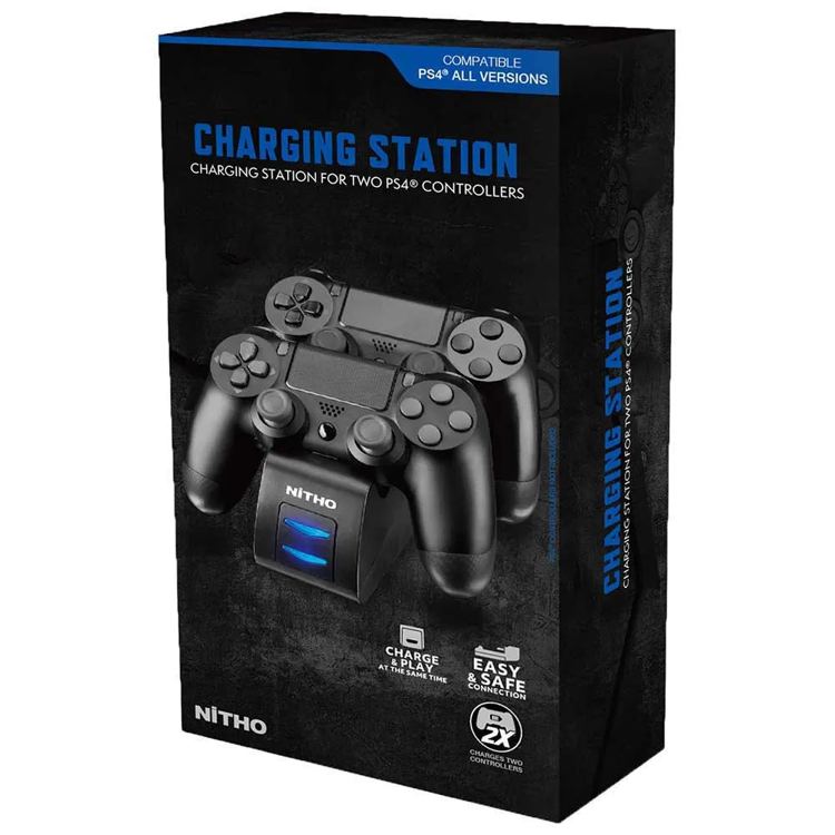 Nitho Stazione di ricarica per controller PS4