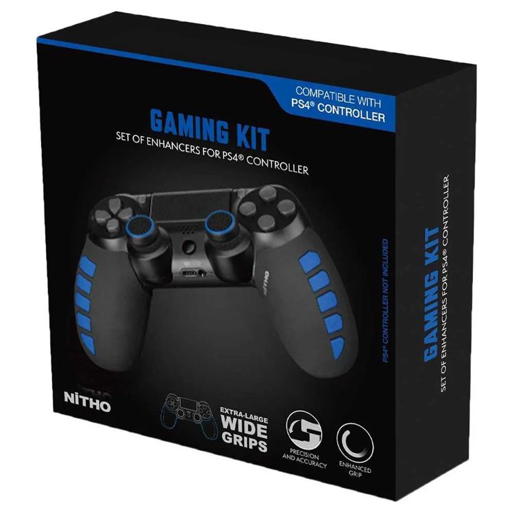 Nitho Impugnature per controller PS4 Gamign Kit