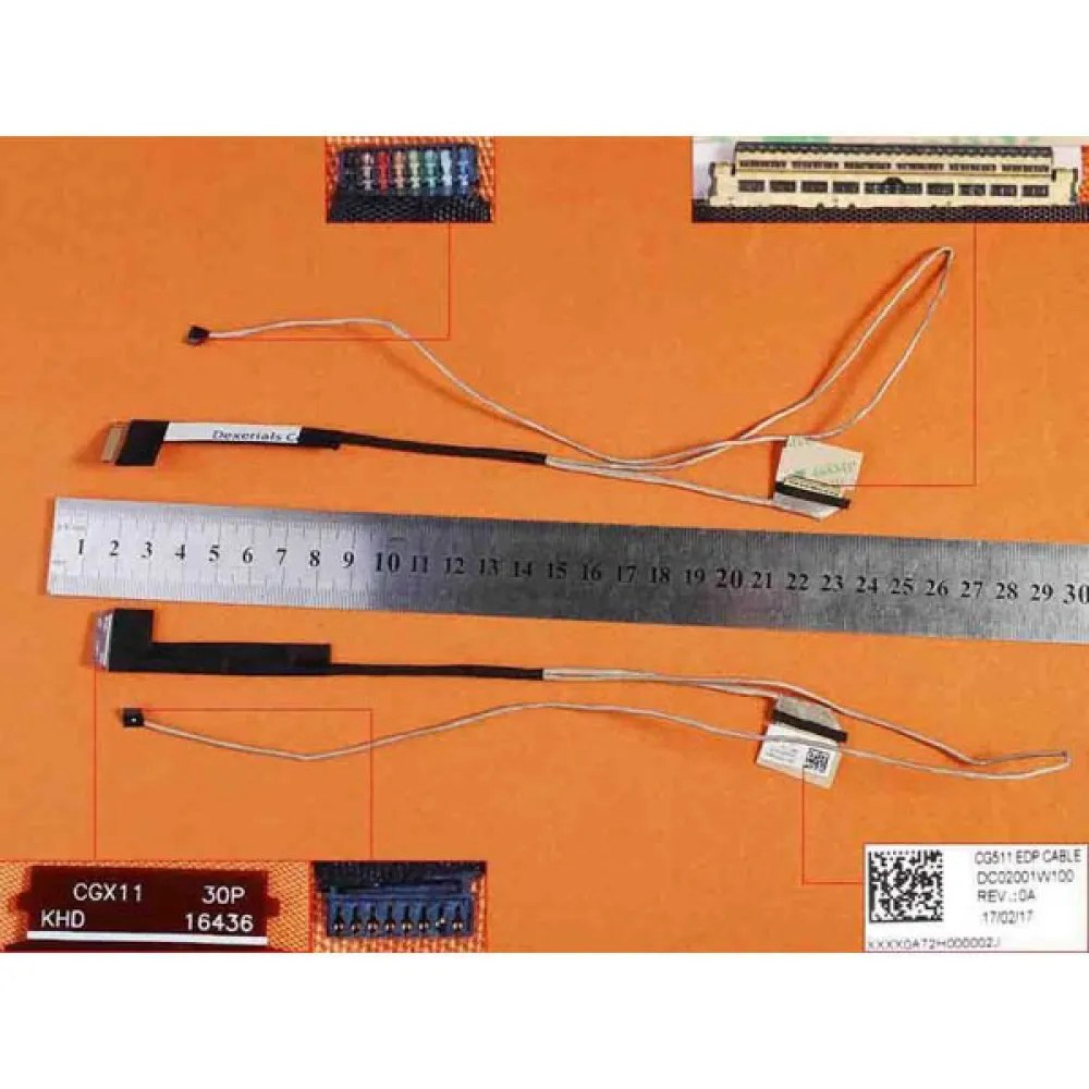 Generico Cavo flessibile di ricambio Lenovo Ideapad 310-15Ikb 310-15Abr 510-15Ikb 510-15Isk 510-15Abr Cg511 Dc02001W100