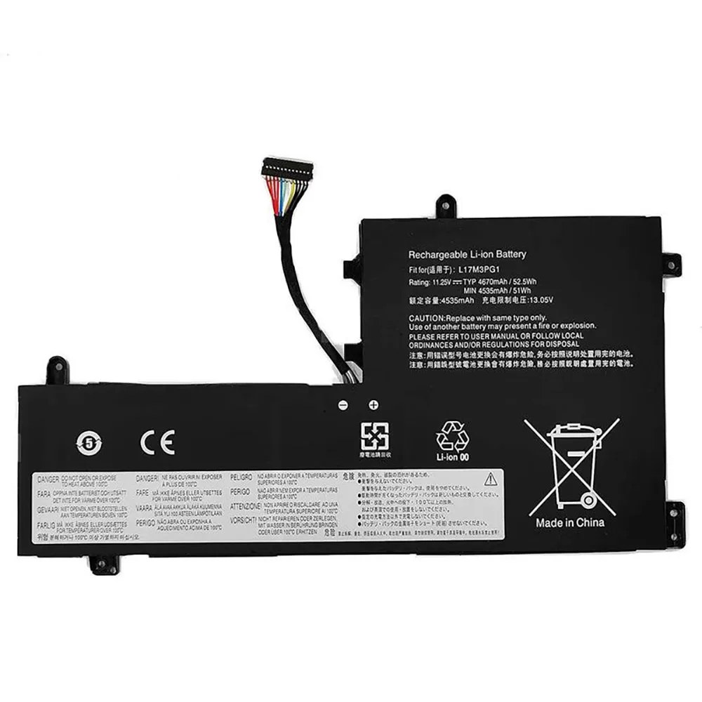 Generico Batteria di ricambio per laptop Lenovo Legion Y530 Y7000 Y7000P Y540 15Irh L17C3Pg2 L17M3Pg1
