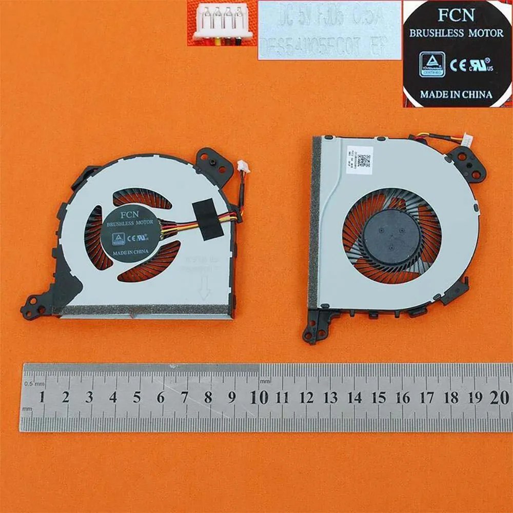 Generico Sostituzione ventola del laptop Lenovo Ideapad 320-15Ast-80Xv 320-15Ikb Dc28000Dbf0 Dfs541105Fc0T