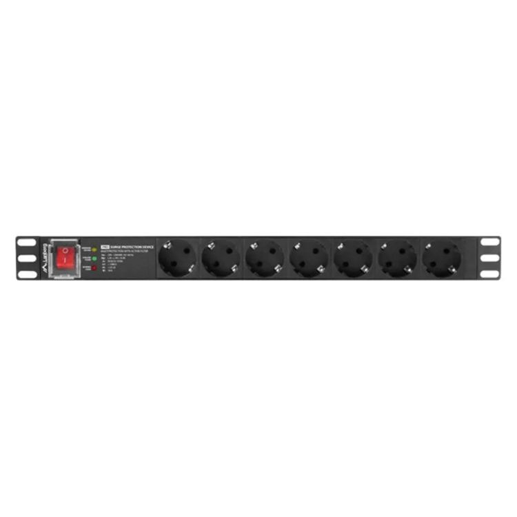 Lanberg Ciabatta elettrica per rack da 7 prese ciabatta elettrica per rack da 8 prese 2 m