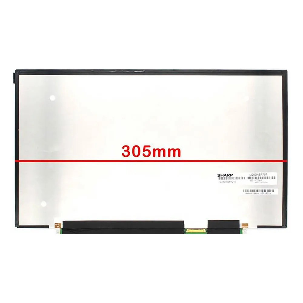 Generico Ricambio schermo per laptop Led 13.3´´ Inch Sharp Lq133m1Jw02A Fhd 30 Pins 305mm