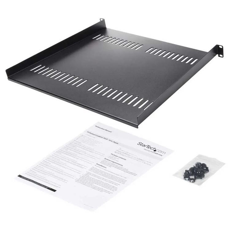 Startech Ripiano ventilato 1U