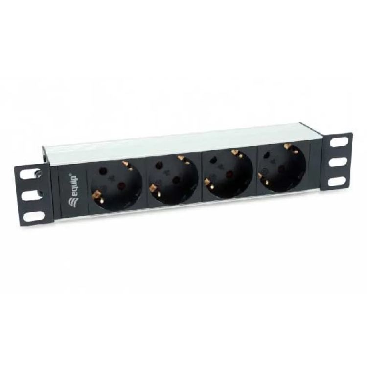 Equip Ciabatta elettrica per rack da 10" con 4 prese ciabatta elettrica per rack con 8 prese 1.5 m