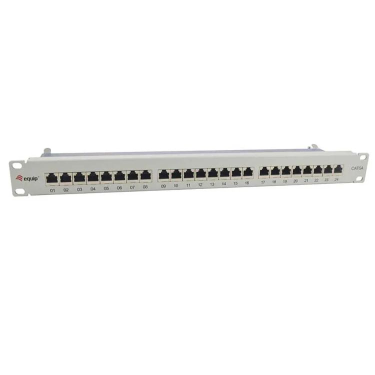Equip Patch panel RJ45 da 24 porte 19