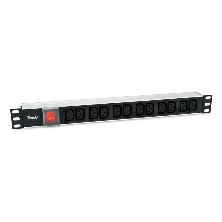 Equip Ciabatta elettrica per rack 1U da 19" c13