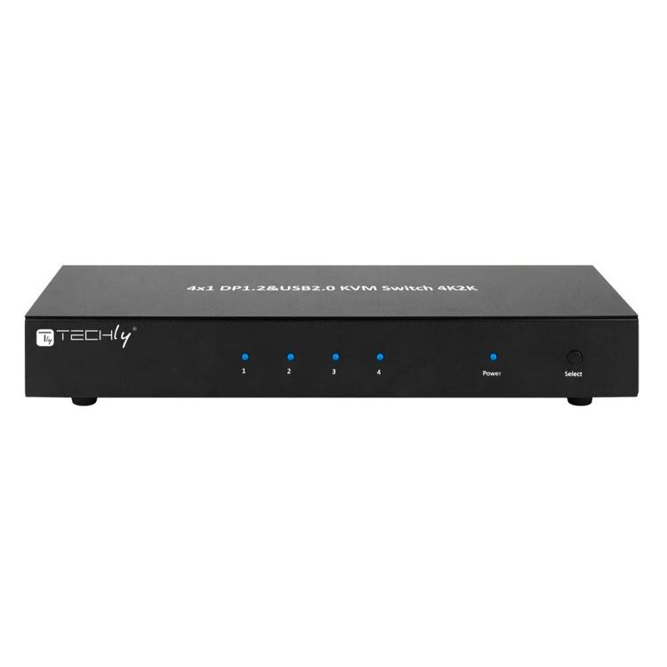 Techly Interruttore KVM IDATA DP-KVM4