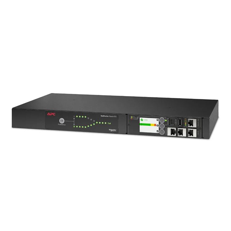 Apc ATS C20 in 8 C13 1 C19 Uscita Ciabatta elettrica 10 prese Ciabatta elettrica per rack 8 prese 16A 230V
